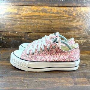 CONVERS CTAS PLATFORM LOW 'VINTAGE FLORAL - EGRET'